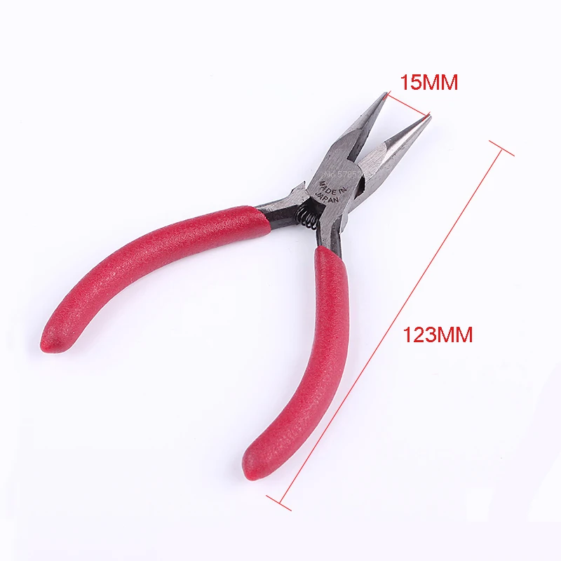 Mini Pliers 5-inch Toothless Pointed Nose Pliers Toothless Jewelry Handmade Bead DIY Jewelry Pliers Handmade Pliers Small Size