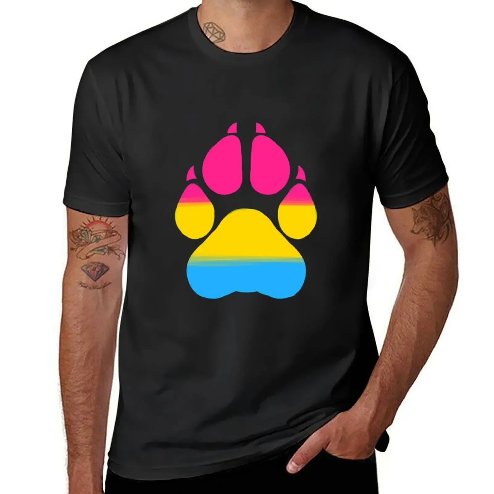 

Pawprint - Pan T-Shirt plus size tops Louboutins plus size clothes kawaii clothes men clothings