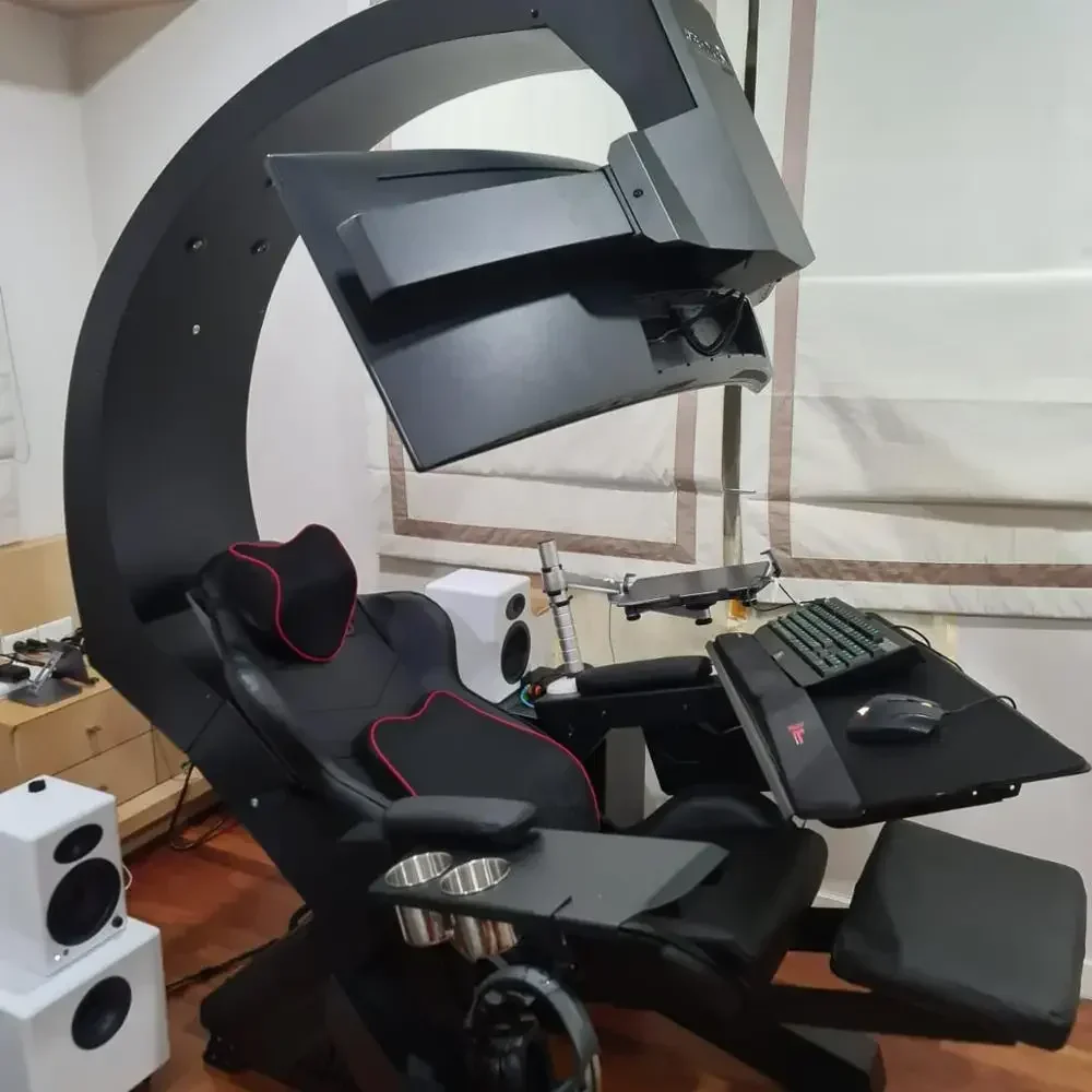 Importado Computer Gaming Chair, iW 320, Reciprocator Works, Suporte Cockpit, até 5, Função de Massagem no Genuine Racing Executivo