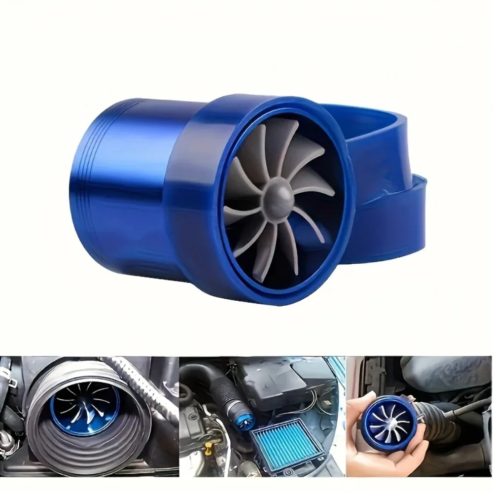 Universal Car Turbo Air Intake Fan, Engine High Speed Wind Tube, Natural Aspiration Engine Power Boost Modification Repair Tool