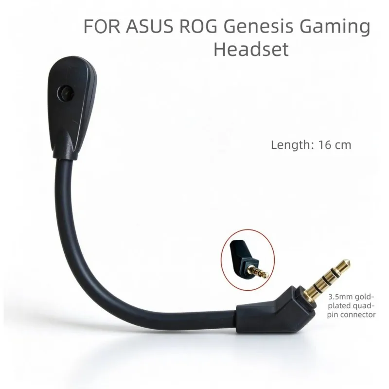 [NEW A09R!】 Replacement Microphone Boom Cable For ASUS For ROG For Republic Gaming Headset- Clear Voice Chat Functionality
