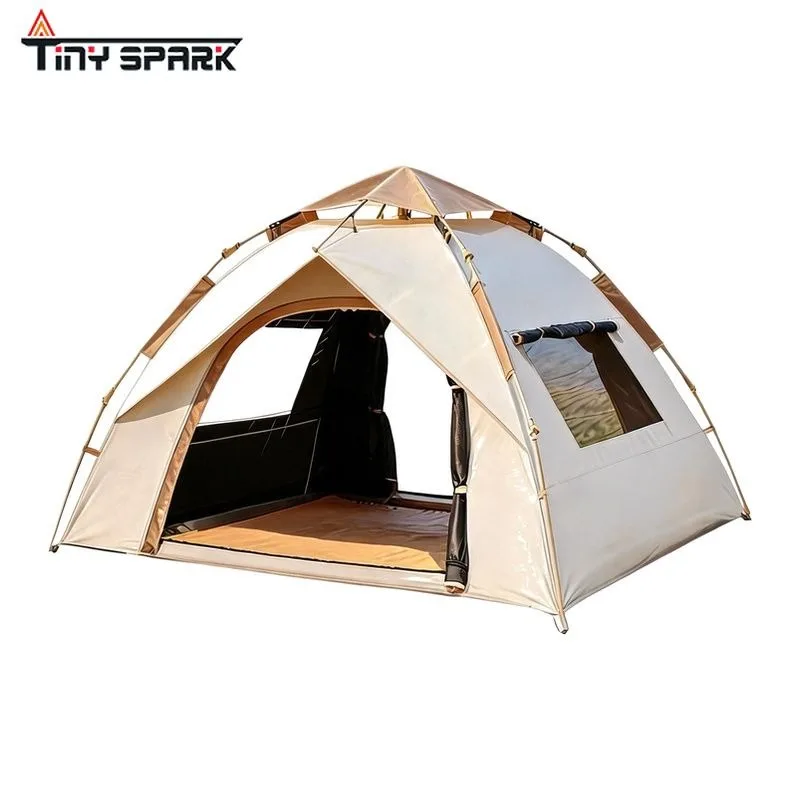 Vinyl Camping Tent Outdoor Folding Portable Automatic One-click Opening and Closing Rainproof Camping Overnight