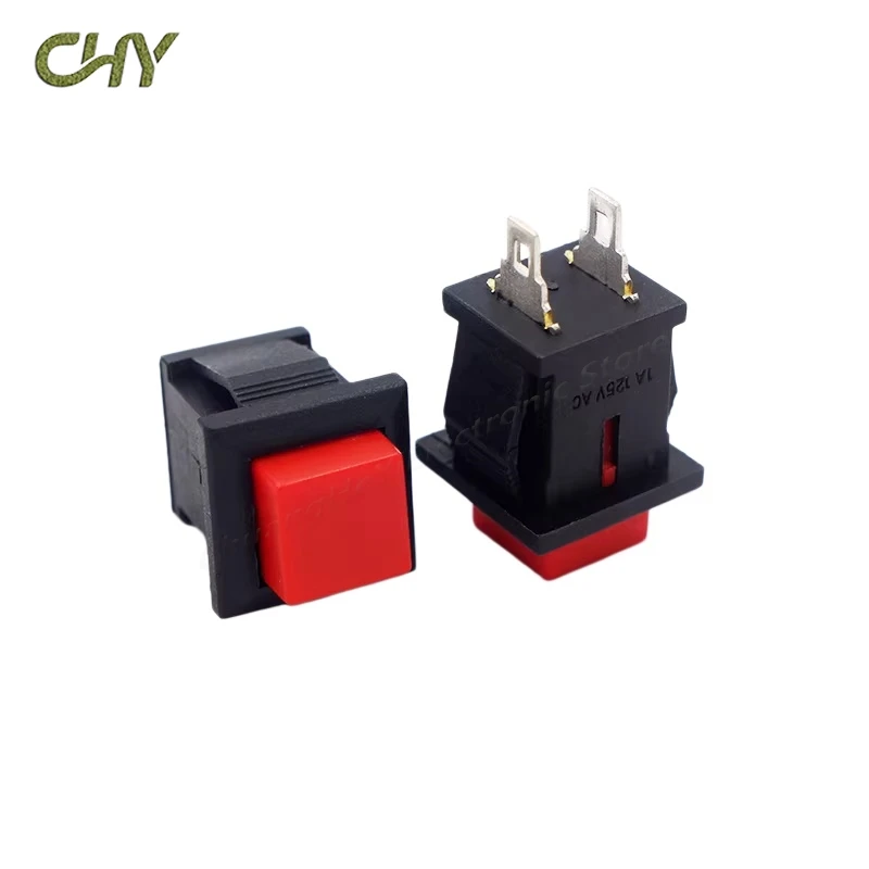 5Pcs/Lot Factory Direct Sales DS-430/431 PBS-15C square reset button Press on Press the break point to move the lockless switch