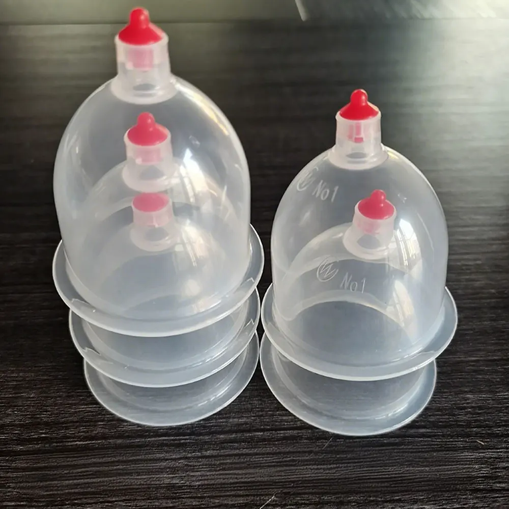 10-100Pcs Vacuum Cupping Massage Jar Cans Chinese Medicine Physiotherapy Anti-Cellulite Suction Cups Body Massager Healthy Care
