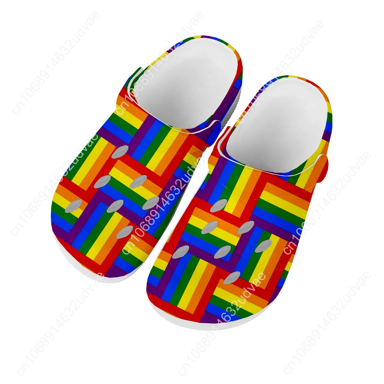 

Gay Pride Sandals Men Women Teenager Fashion Water Shoes High Quality Garden Breathable Comfort Beach Custom Slippers