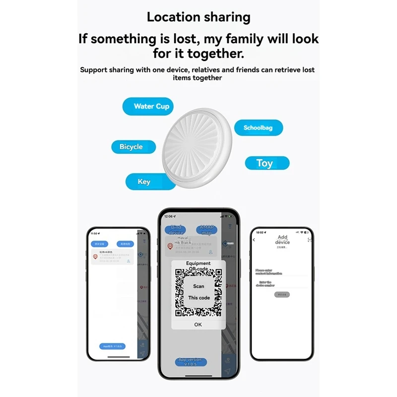 Bluetooth GPS Tracker Global Positioning Finder Smart Anti-Lost Alarm, Reminder, Positioning Device