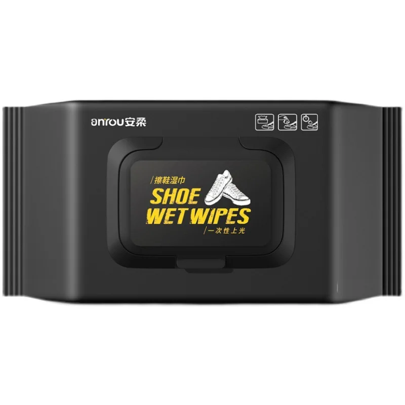 Wet Wipes for Shoe Cleaning, White Shoe Cleaner, Non Washable Shoe Cleaning, Shoe Washing, Sports Leather Shoes, Specialized for Stain Removal and Whitening