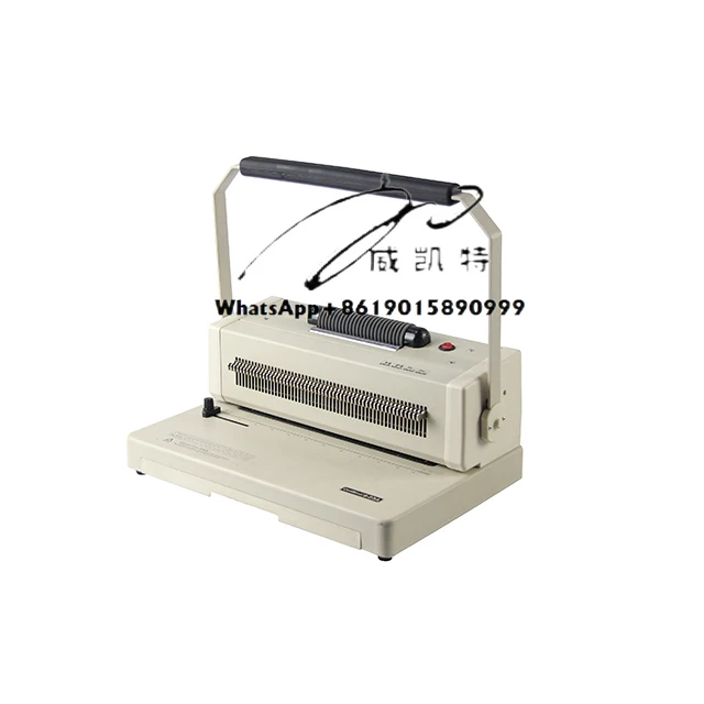 S25A 2023 نوع جديد دليل F4 آلة تثقيب لفائف واحدة أحدث تجليد لفائف حلزونية لاستخدام مصنع المدارس المكتبية #1