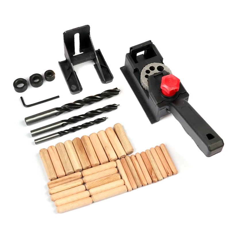 10-Hole Woodworking Punch Locator Limit 3-12Mm Drill Punch Locator Wooden Tenon Cork Hole Opener Durable Easy To Use