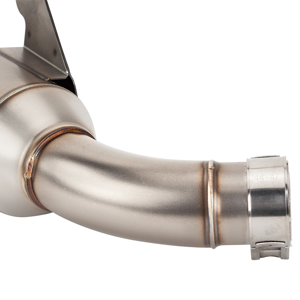 لياماها YZF R3 R25 MT03 2015-2024 دراجة نارية العادم الهروب تعديل الانزلاق على خط الخمار أنابيب طرفية ربط الواجهة الأصلية