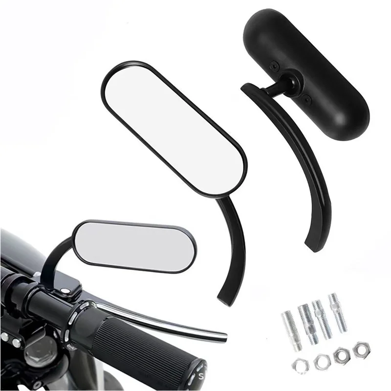 AB56-Rearview Mirror Motorcycle Rearview Mirror Rearview Mirror For  Sportster Black