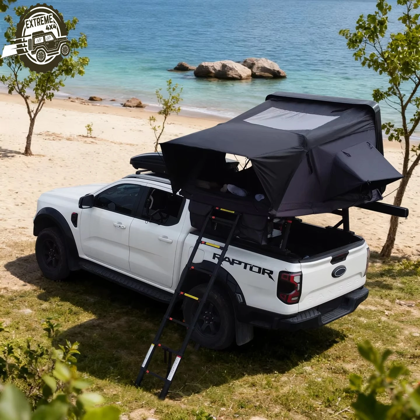 

Custom High Quality Lightweight 3-4Person SUV & Truck Camper Van Car Roof Top Tent Hard ABS Shell with Aluminum for Camping VAN