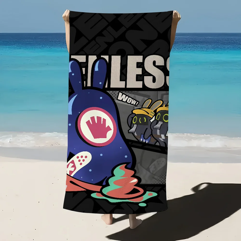 لطيف Q نسخة ZZZ منشفة الشاطئ المتضخم لينة فائقة الامتصاص التجفيف السريع حمام سباحة كبير السفر التخييم الحمام #5