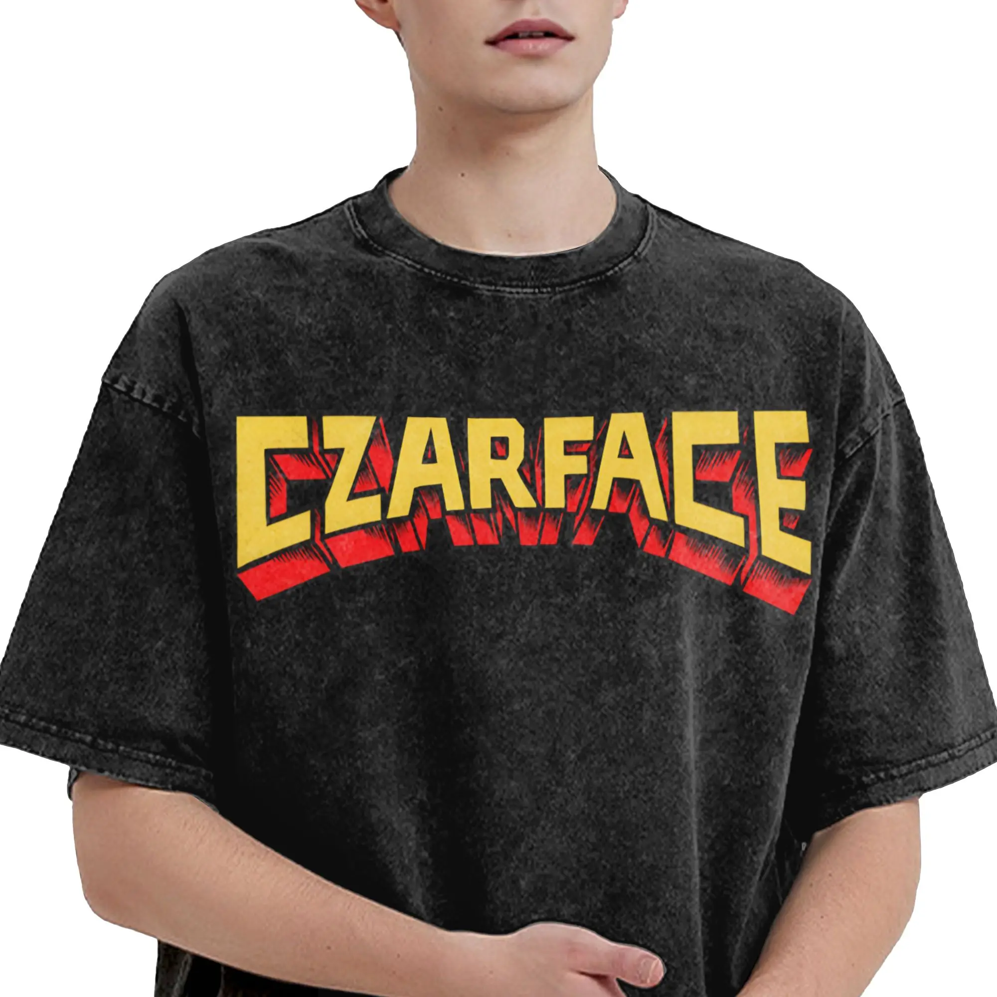 Summer Czarface  Washed Shirts Merch Oversize T-Shirt  for Men Women Tee Shirt