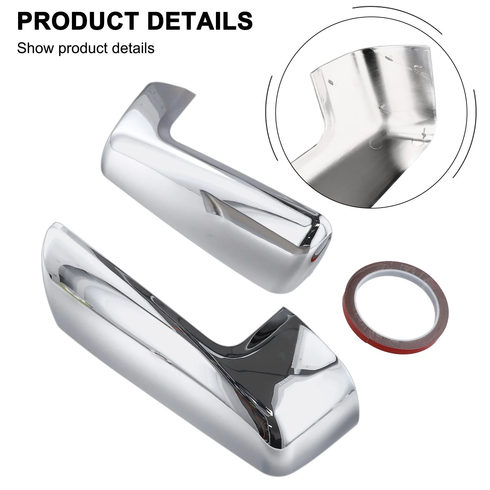 

For Vehicle Exterior Upgrade Size As Shown In The Picture Clip-on Mirror Covers Wear-resistant Mirror Cover Cap