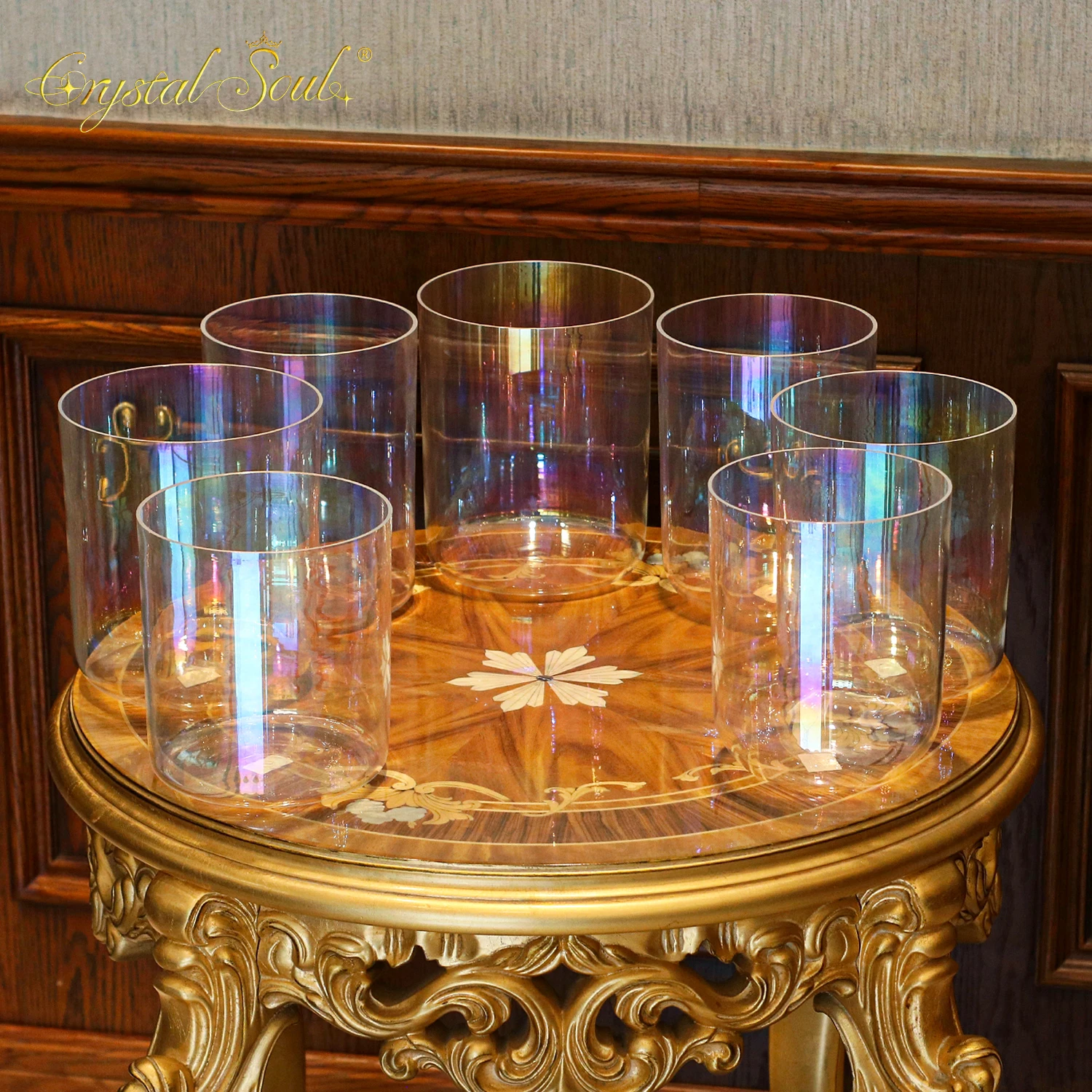 

Crystal Soul Classic Transparent Aurora Seven Chakras Crystal Singing Bowl Set Source Manufacturer Alchemy Crystal Bowls