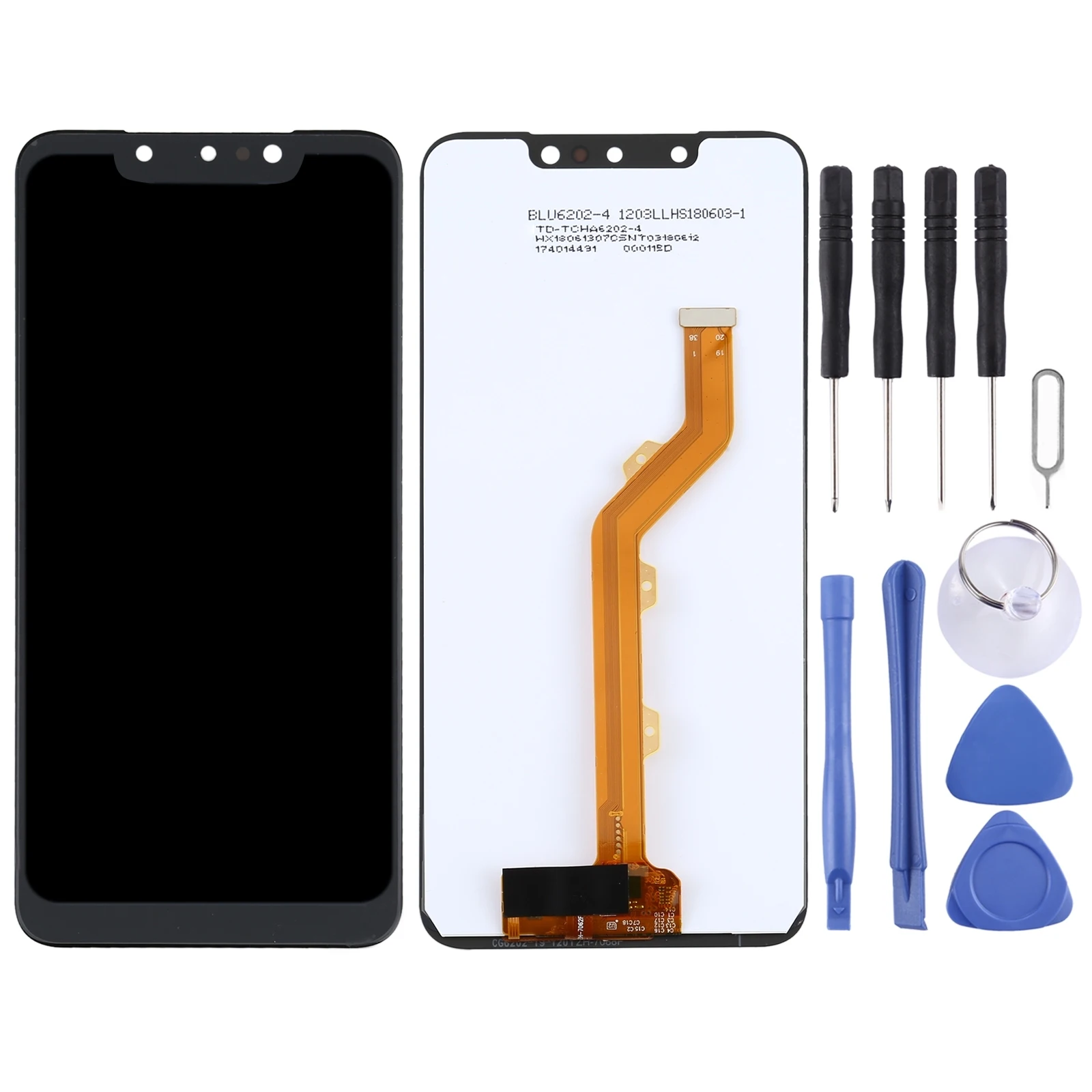 TFT LCD Screen for Infinix Hot 7 Pro X625, X625B, X625, X625D with Digitizer Full Assembly Display Phone LCD Screen Repair Part