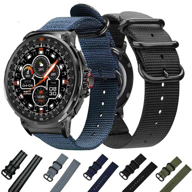 Нейлоновый ремешок для часов 24 мм для COLMI V69, спортивный сменный браслет, браслет для COLMI V69, быстросъемный аксессуар Correa