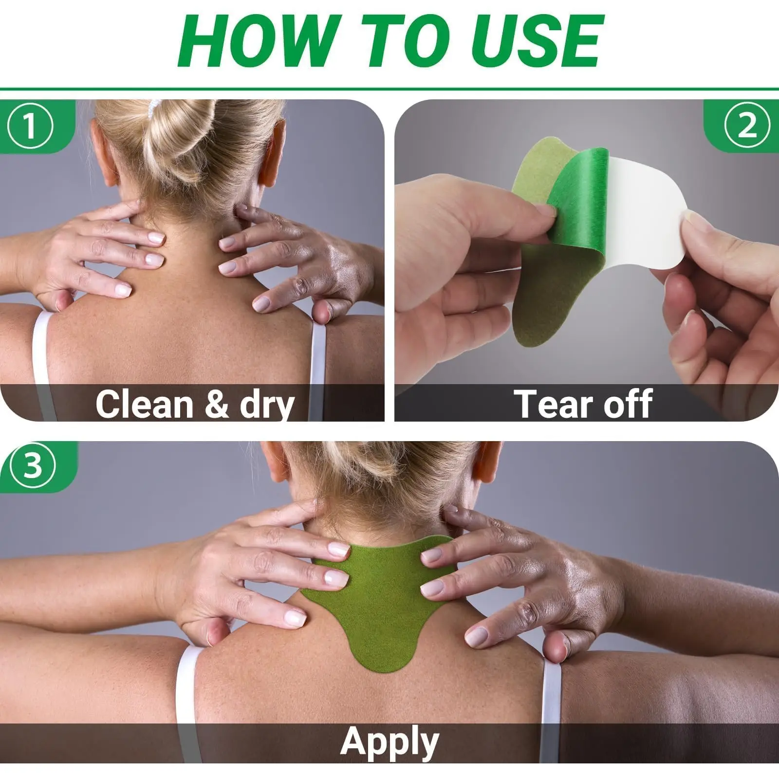 10/40 Buah Bantalan Mugwort Alami untuk Leher Pinggang Kaki Stiker Relaksasi Tubuh Set Patch Pemanas Jahe Patch Akupunktur Herbal