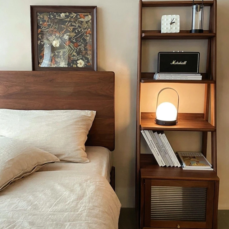 Kitchen Organizer Bookcases Decor Side Table Mid Century Magazine Bookshelf Ladder Make Up Estanteria Libros Modular Furniture