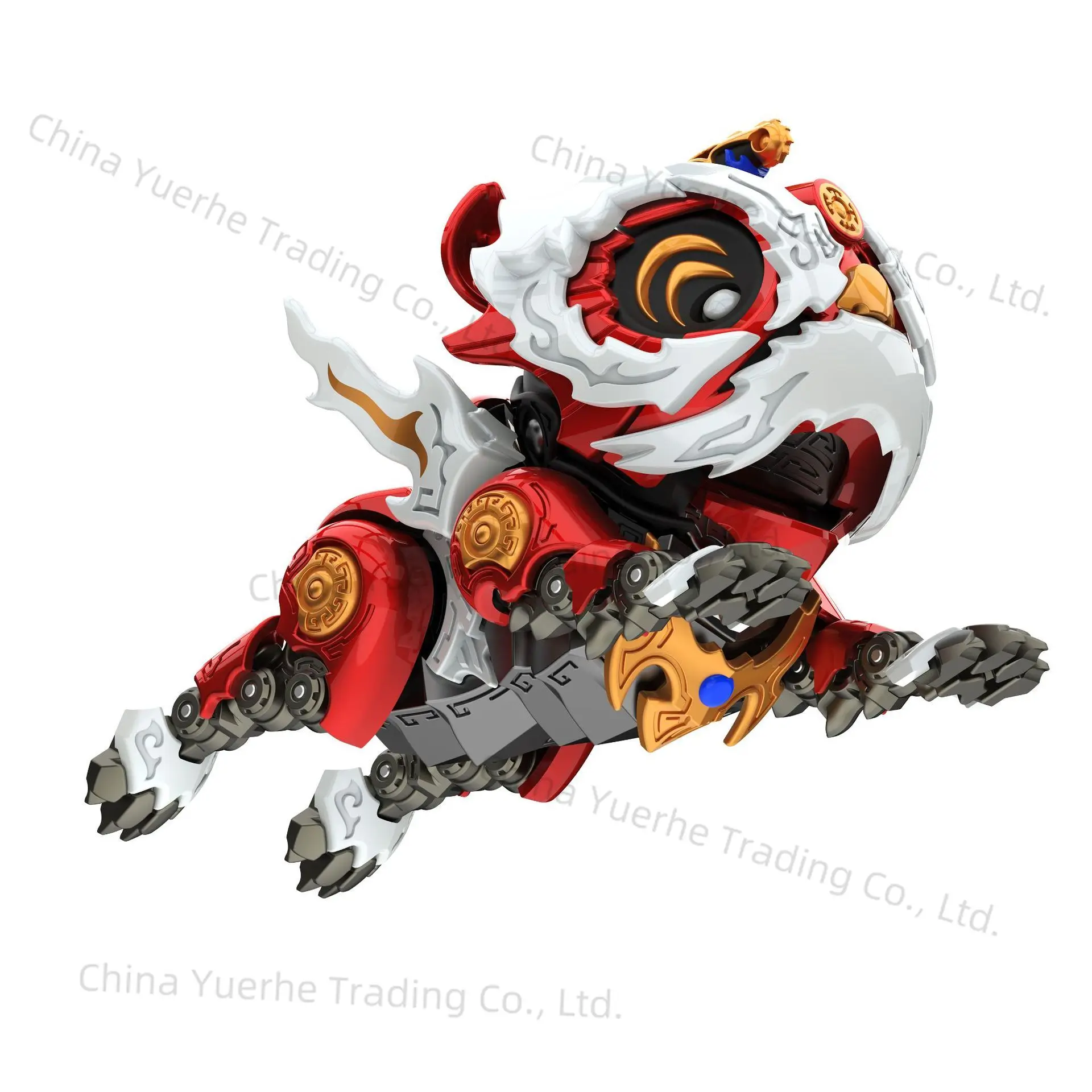 

Red Lion XWS-0001 Small Lion Dance Alloy Finished Model Figure Ornament
