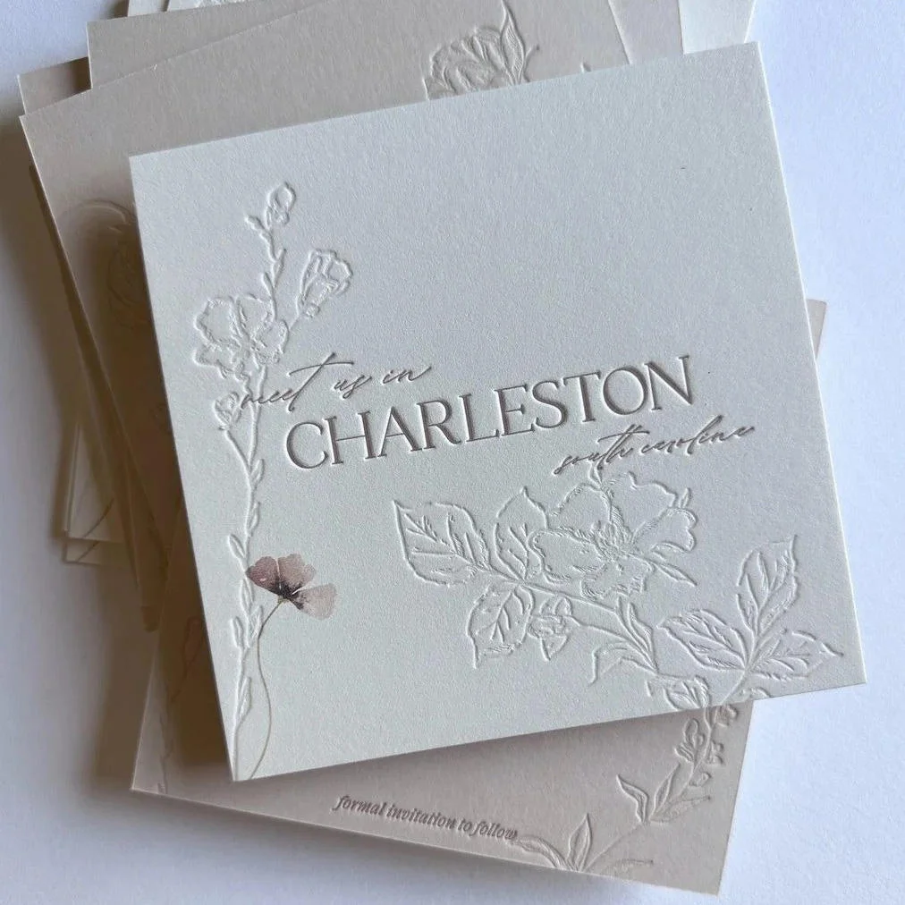 Customized high-end art paper business card embossed version matte thick paper thank-you card brand gift card