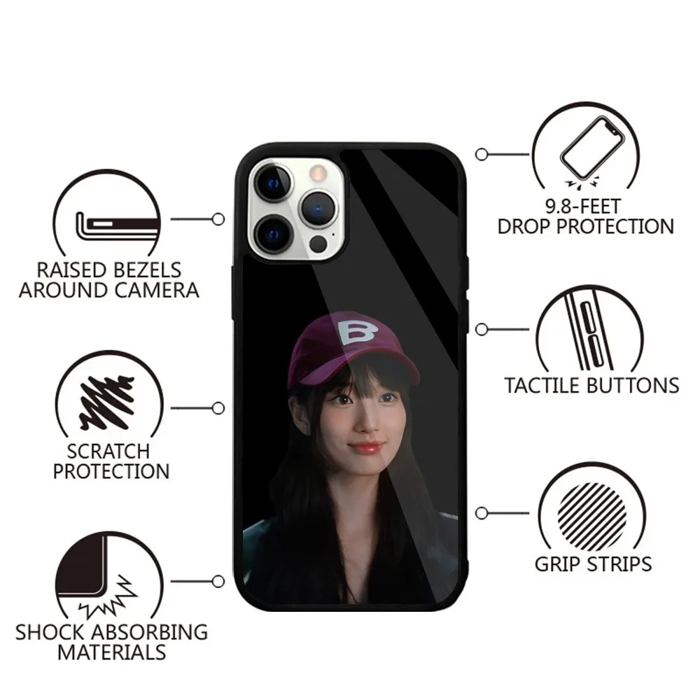 Bae S-Suzy actor  Phone Case Strong Magnetic For IPhone 16,15,14,13,Pro,Max,Plus,11,12,Mini For Magsafe Wireless Charging