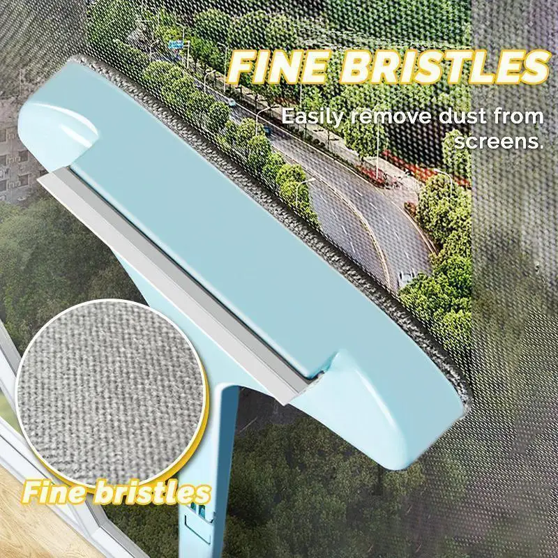 Window screen brush, mosquito net, dust-free, detachable and washable household cleaning tools and cleaning supplies