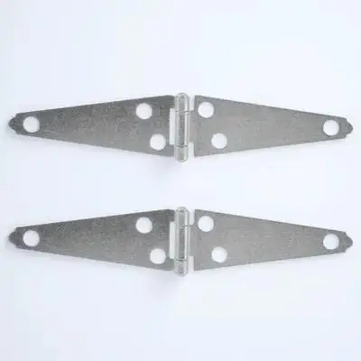 

2Pcs Heavy Duty Door Strap Hinges 100Mm Strong Support Gate Hardware Barn Shed Box Cabinet Hinges Gate Kit for Wooden Fence