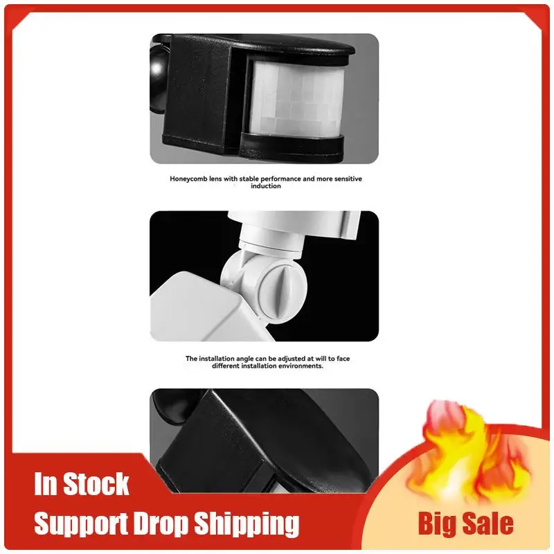 Migliori offerte AC110-240V Sensore di movimento Sensore di luce a infrarossi automatico Rilevatore di movimento Interruttore della luce esterna Sensore di presenza umana