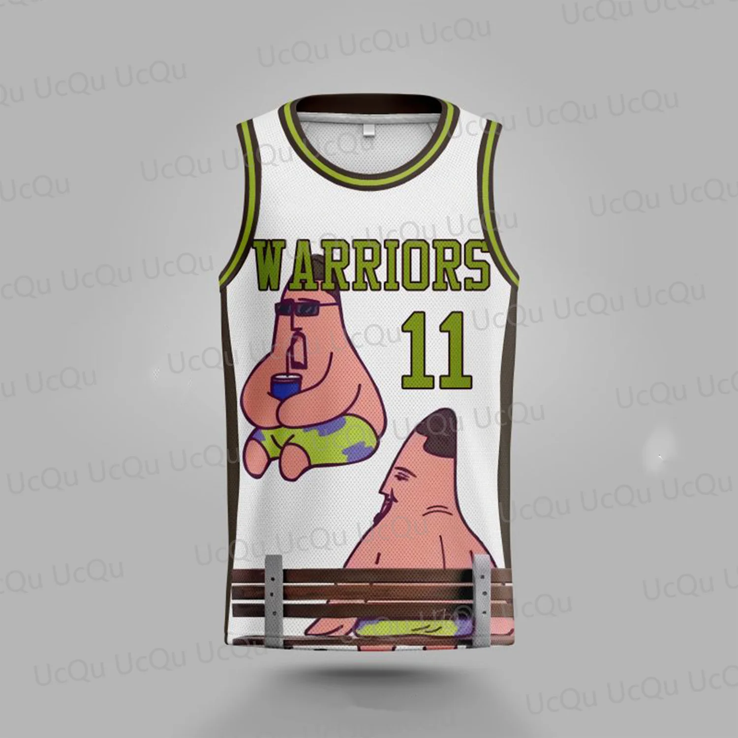 2024 جديد وصول الصيف سبونجبوب المحارب 30 تصميم خاص كرة السلة جيرسي تأثيري تانك القمم للكبار/أطفال سترة #2