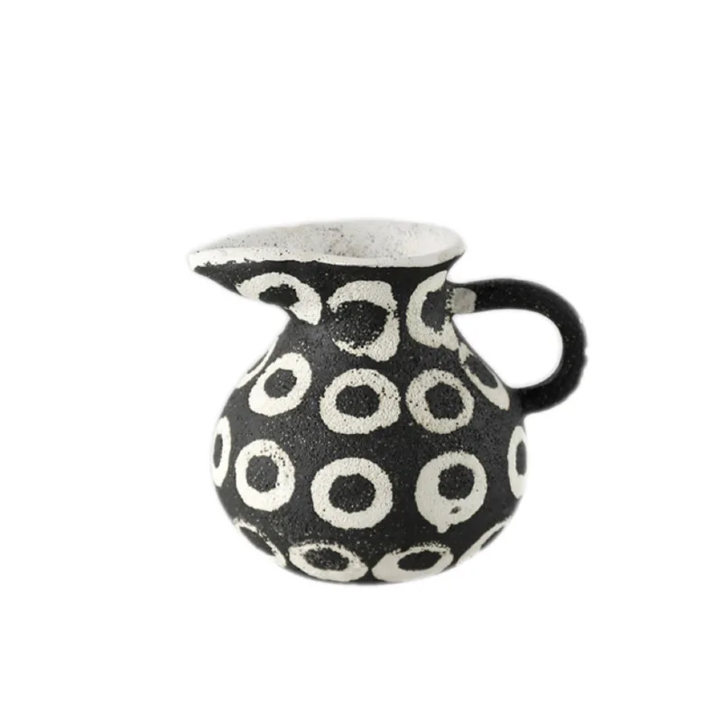 

Wabi Sand minimalist black and white ceramic vase