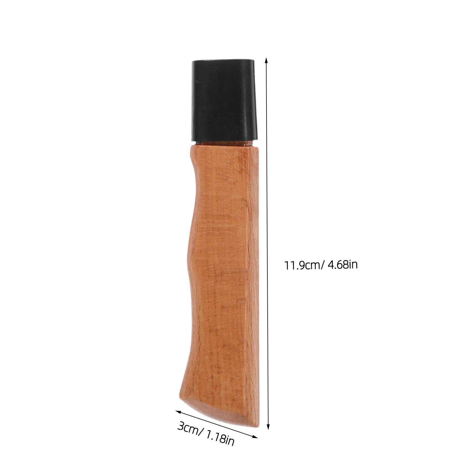 2Pcs Wood Handle Kitchen Knife Replacement Ergonomic Non-Skid Cutter Grip Repair Tool for Knife Handle Material Scales view 3
