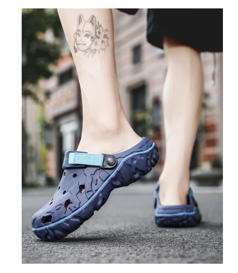 2024 Fabrik Günstige EVA Herren Clogs Schuhe Leichte Großhandel Kunststoff Clog Männer Strand Arbeits Sandalen Mit Männer Clogs & Maultiere – Detail 6