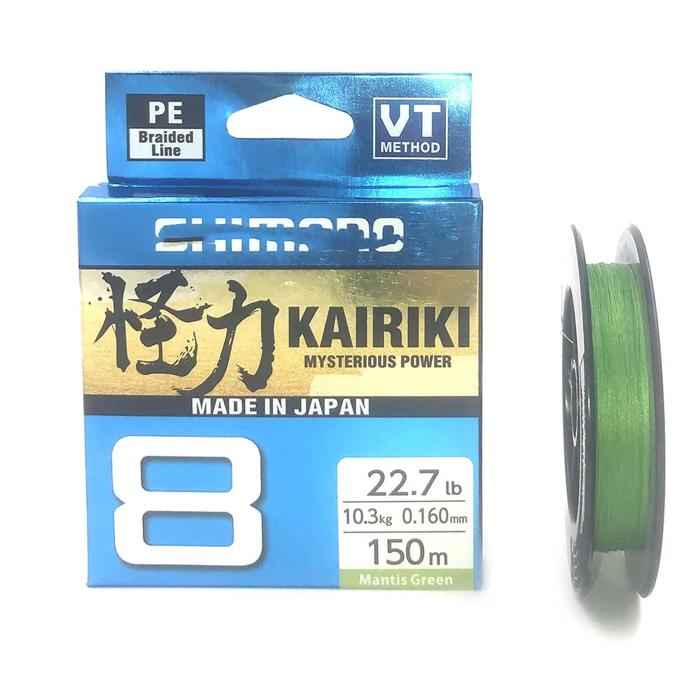 Imagem -06 - Kairiki Multifilament Fishing Line Trançado Principal Linha de Pesca Fio de Cabo Mantis Green Multifilament pe 150m 300m