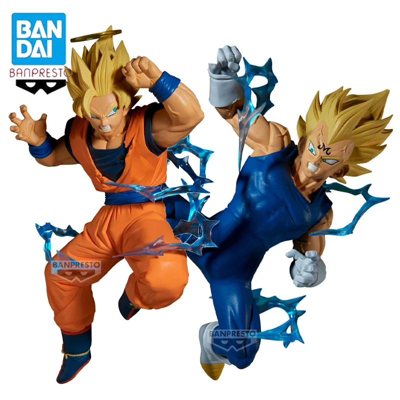 

DRAGON BALL Z Original Bandai BANPRESTO Vegeta Son Gokuu Super Saiyan Anime Figure Collectible Model Satuette Toys Ornament Gift