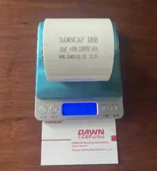 DAWNCAP DC 필터 커패시터, DHB 20UF 1200VDC 60A