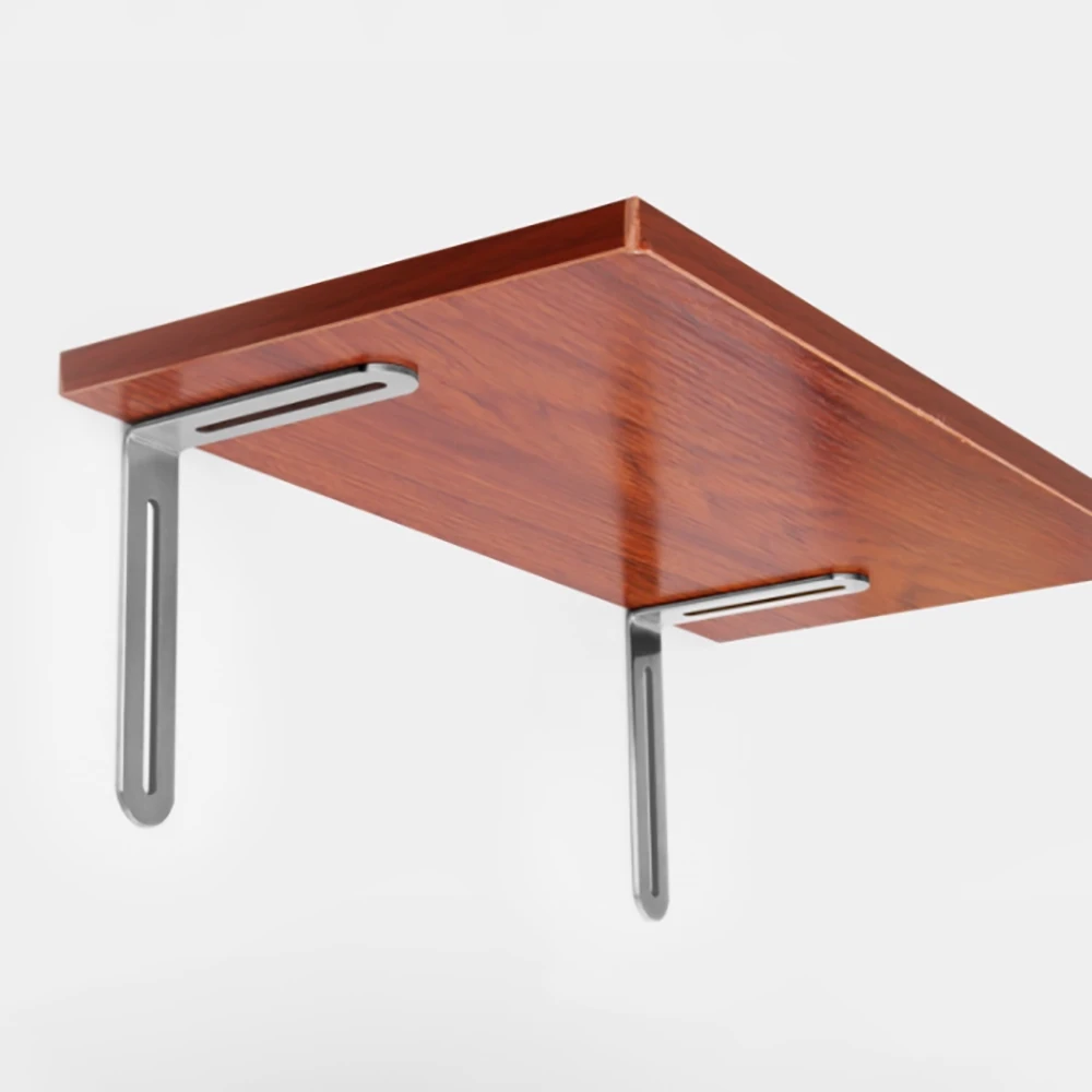 1Pcs L-Shaped Stainless Steel Corner Code Furniture Bed Frame Cabinet Connector Furniture Fixator 90 Degree Right Angle Bracket