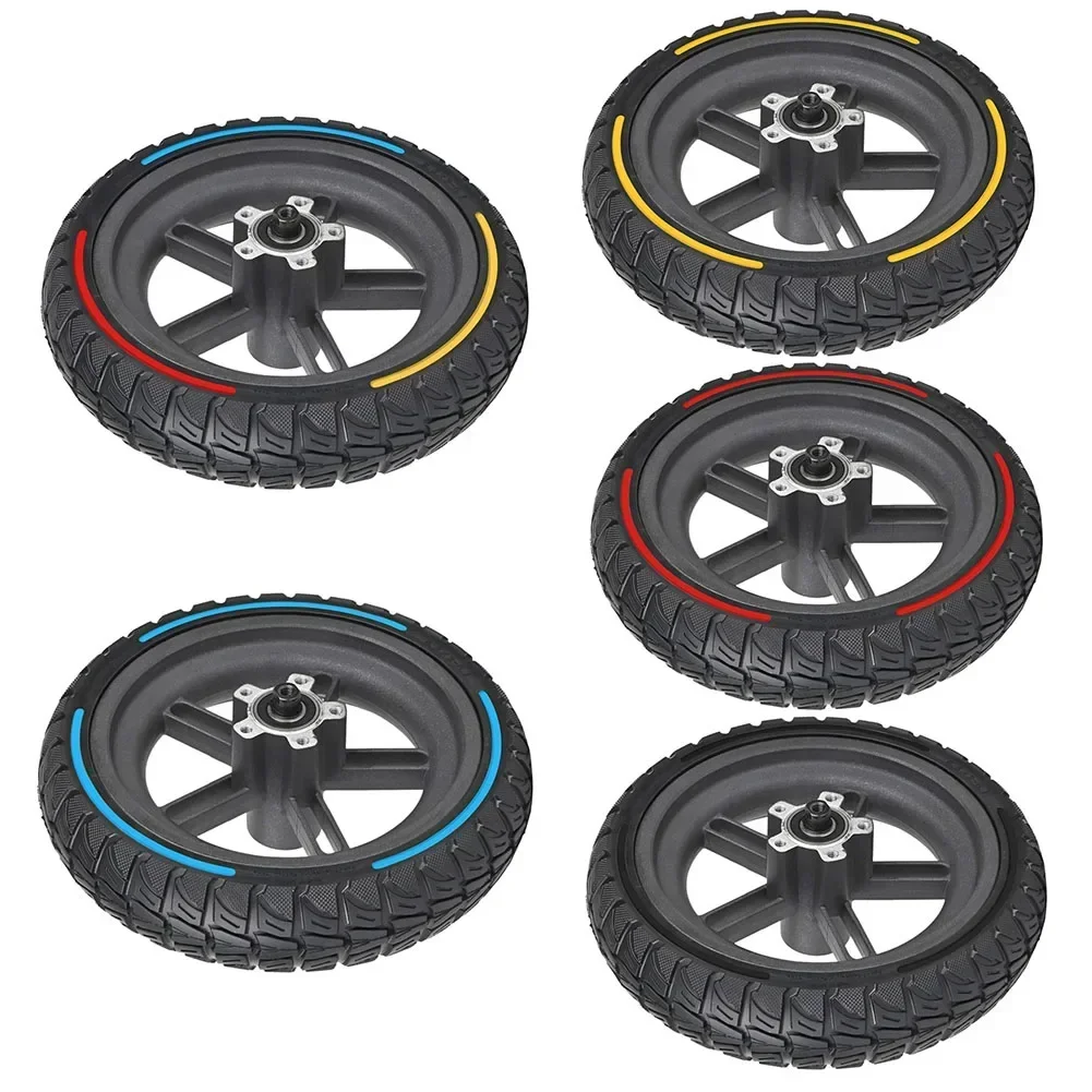 2 Pcs 8.5 Inch Solid Whole Tires Wear Resistant Shock Absorbent Rubber Color Tyre For Xiaomi For M365 Electric Scooter Wheels