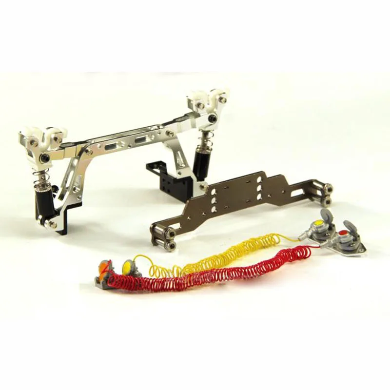 

1:14th Scale Metal Simulation Cockpit Suspension System for Tamiya RC Truck SCANIA 770S R620 VOLVO BENZ Arocs MAN TGX Car