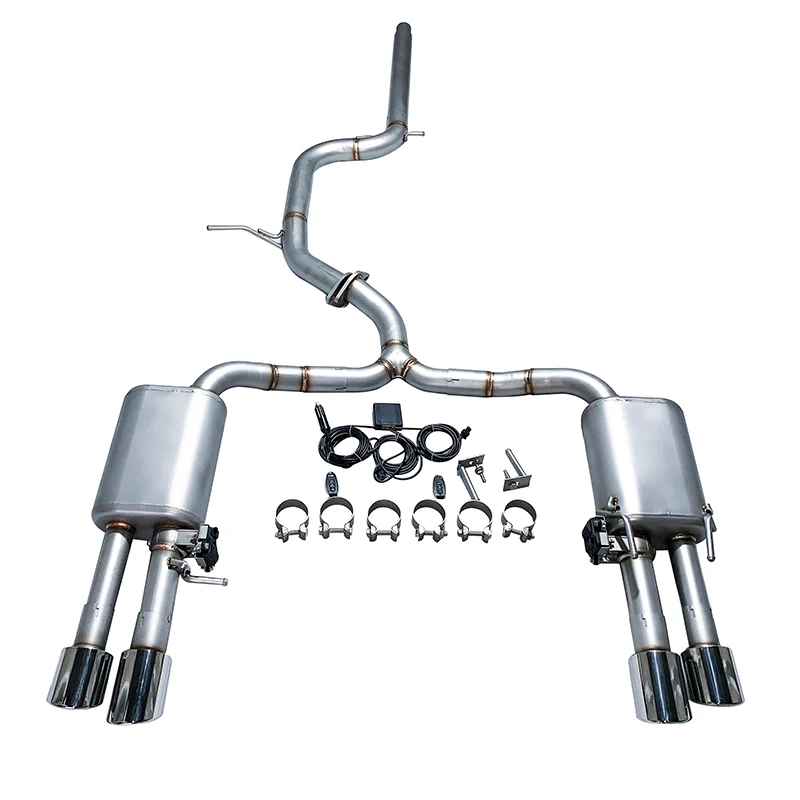 

Подходит для Volkswagen Skoda Octavia RS A7 1.8T 2.0T из нержавеющей стали 304, Catback с клапаном выхлопной системы