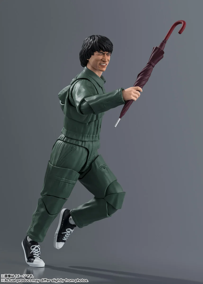 Officially Licensed BANDAI SHFiguarts Police Story Inspector Chen Figure Anime Action Model Jackie Chan Figure Genuine Toy