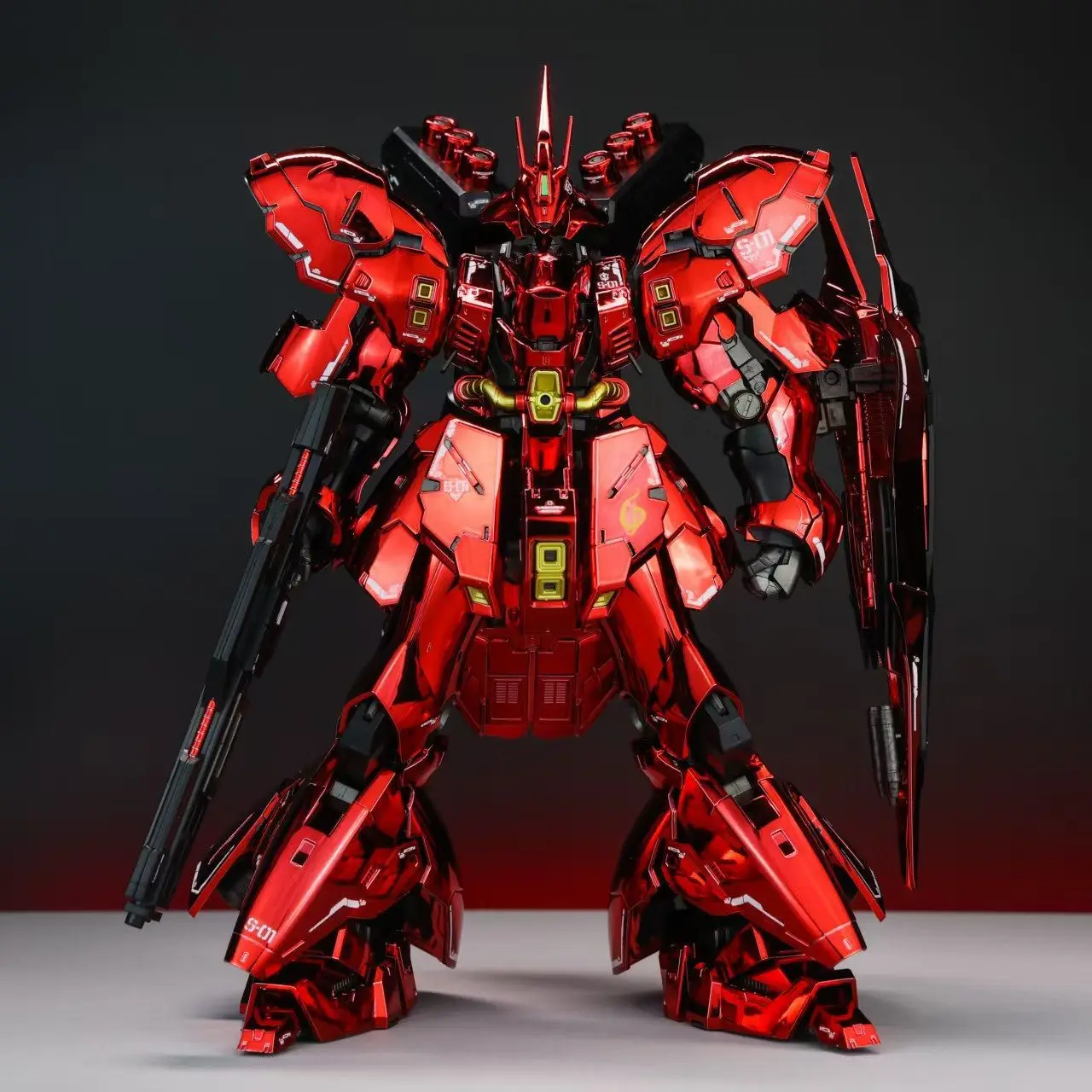 STAR Model RG 1/144 MSN-04 Sazabi Metallic Clear Coating Assembly Model Kits Anime Action Figure  Plastic Robot toys