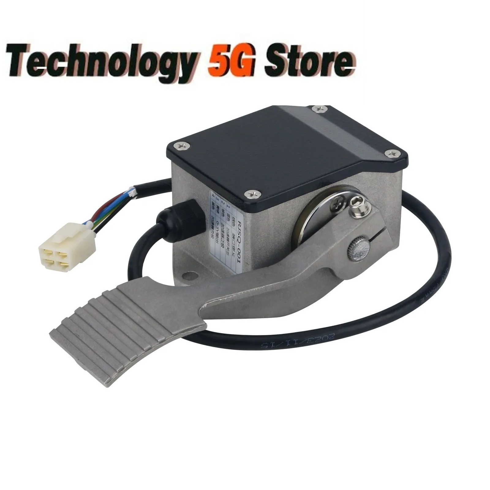 

RJSQ-001 Electronic Throttle Pedal for Electric Forklift Sightseeing Patrol Car Hall-type Pedal Accelerator 0-5V