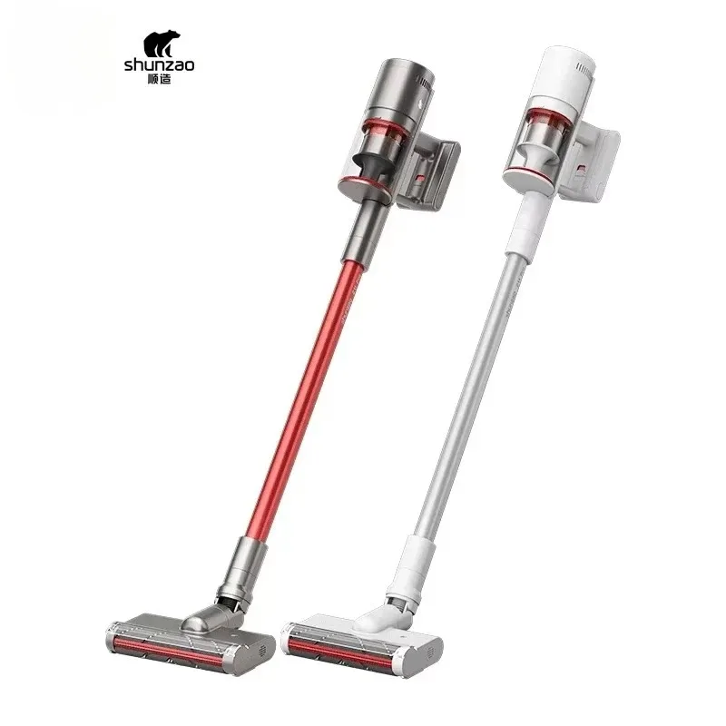 2025 Technology SHUNZAO Z11 MAX OLED Vacuum Cleaner display Self-clean Hair cutting 26000Pa Replaceable battery Design