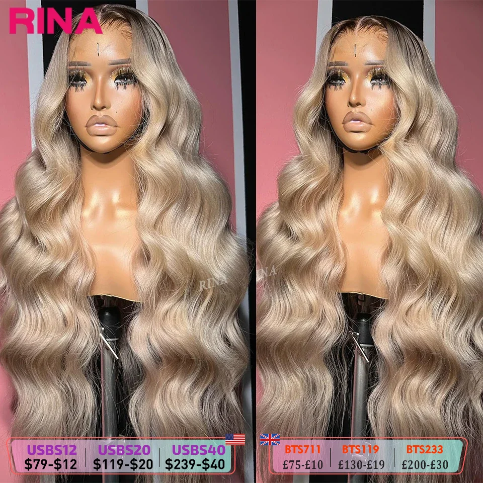 Body Jewelry Underwear - 13x6 Ombre Blonde With Root Colored