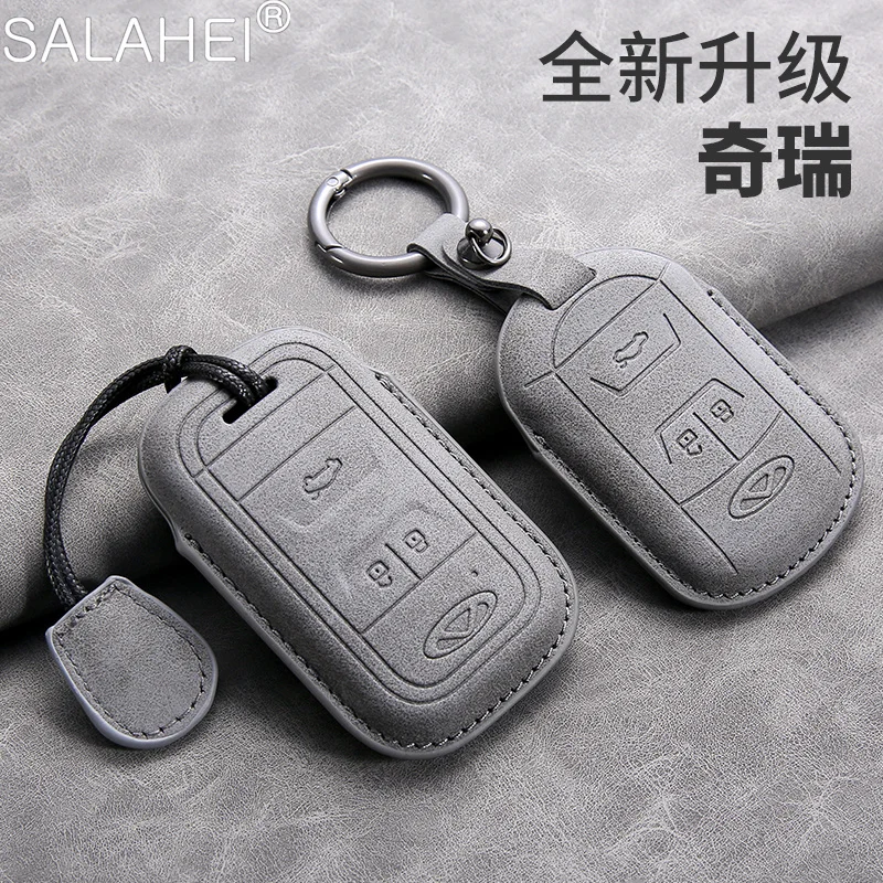 

Car Key Case Cover for Chery Tiggo 4 5txs 2020 Tiggo 7 8 5X 2019 Arrizo 5 3 Keyless Remote Shell Keychain Keys Holder Accessory