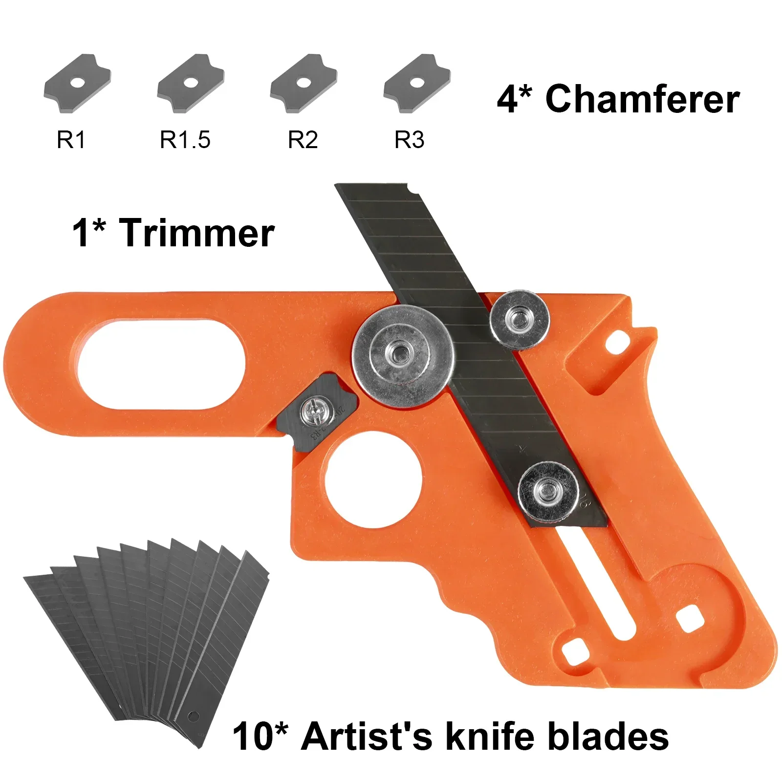 Wood Edge Banding Machine Set Manual Veneer Edge Trimmer Woodworking Edge Chamfer Hand Tool for Wood Veneer PVC Plastic