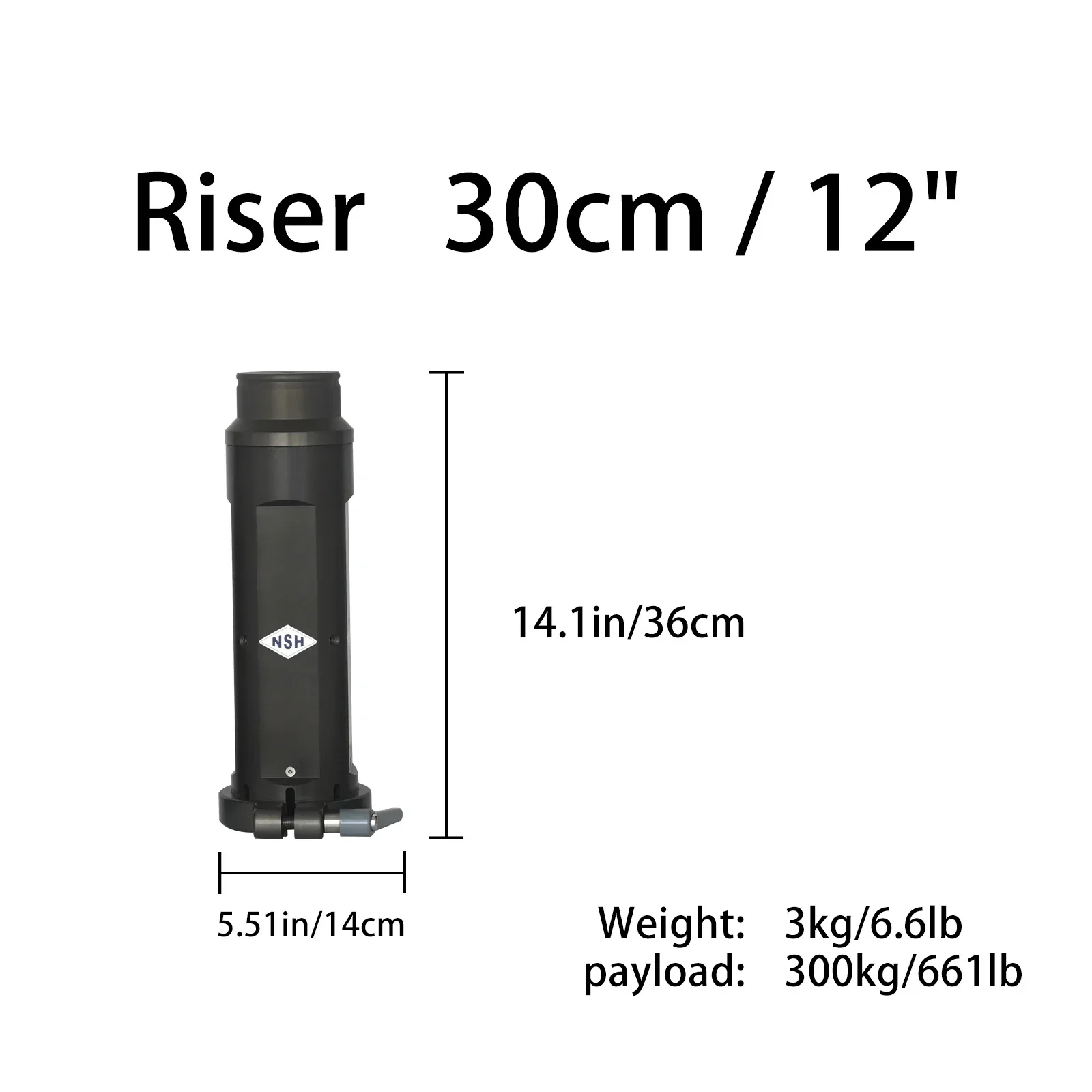 

Высококачественный регулируемый фотоштатив-базука 30 см / 12 дюймов для фотосъемки 2026 года