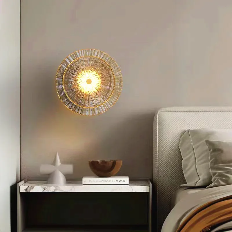 

Nordic Light Luxury Modern Minimalist Living Room Background Wall Lamp Staircase Corridor Hotel Bedroom Bedside Lamp